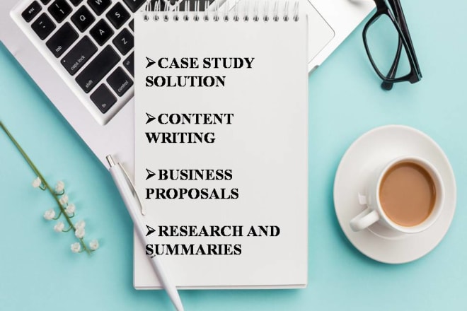 I will write and design perfect case study for you