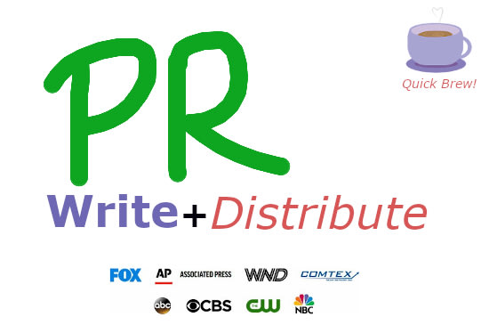 I will write and distribute a five star press release