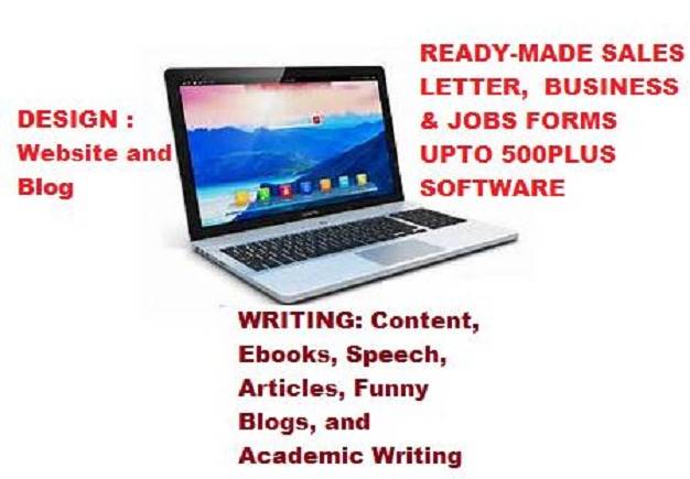 I will write anything for you and give you a sales letter software