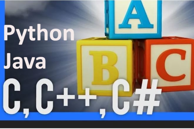 I will write c, c plus plus, cpp, c sharp, java, python projects