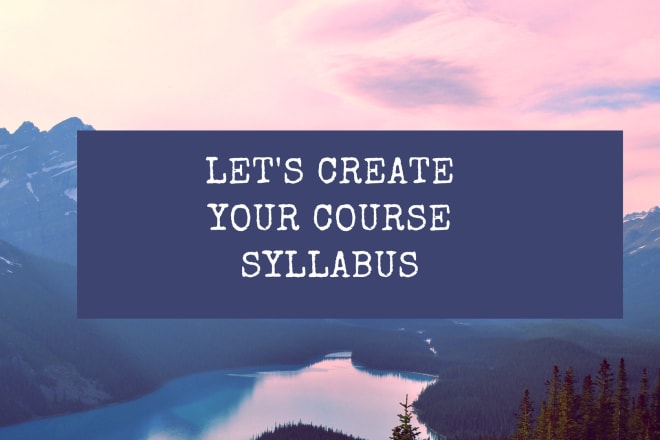 I will write course contents after creating the outline
