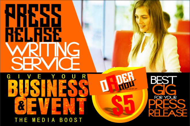 I will write press release and do press release distribution