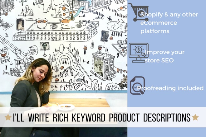 I will write SEO, accurate and catchy product descriptions