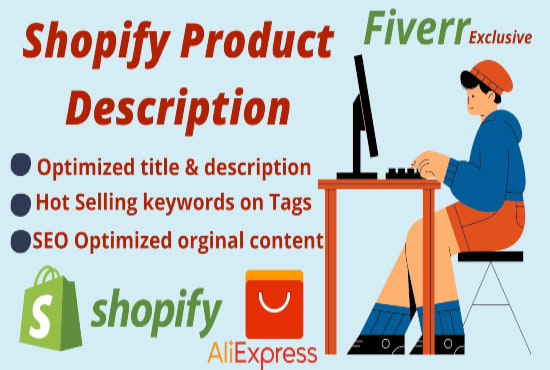 I will write SEO shopify product description with title and tags