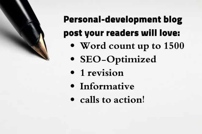 I will write the best blog post for your blog