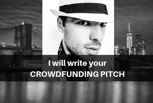 I will write your crowdfunding campaign pitch