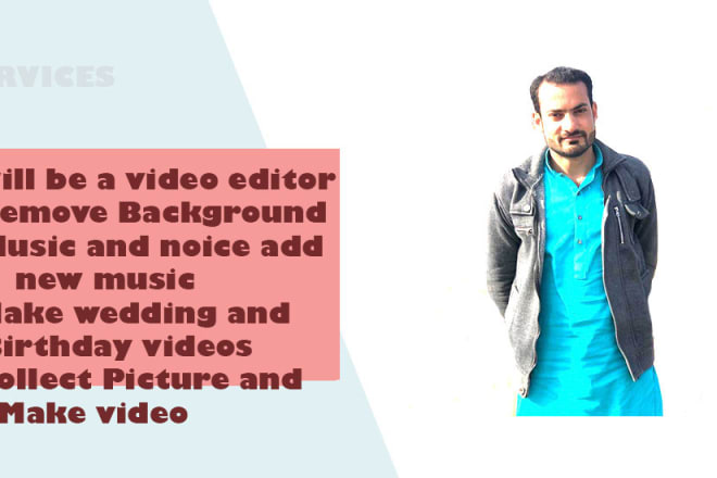 I will be your professional videos eeditor and animation create adds and GIF
