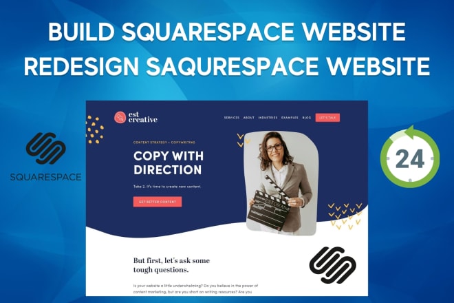 I will be your squrespace developer and develop a modern squarespace website