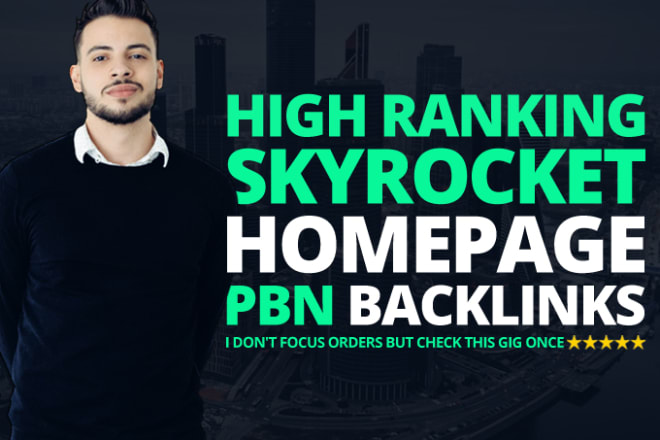 I will build 15 manual homepage pbn quality backlinks