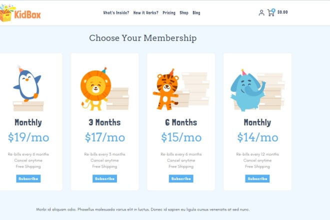 I will build a membership website portal and upload contents accept paypal and stripe
