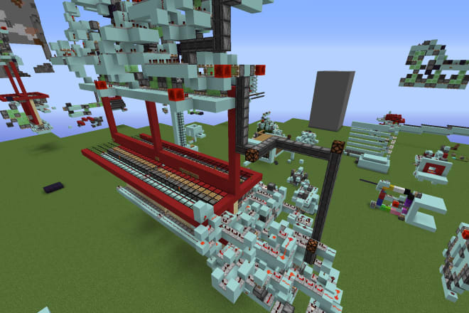 I will build complex minecraft redstone machines java edition