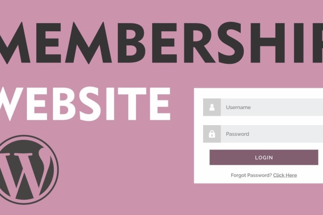I will build wordpress membership website and subscription website