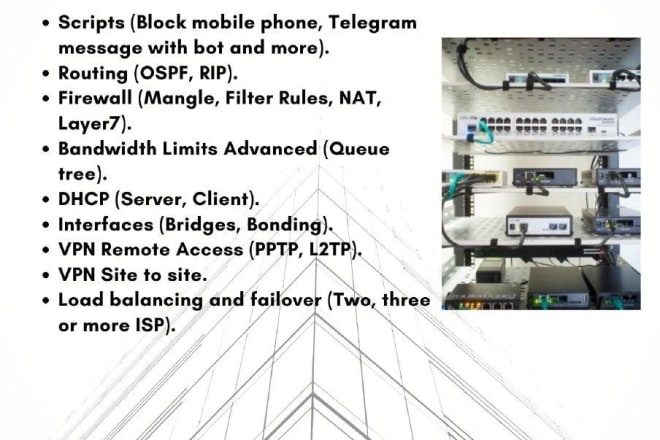 I will configure, support and assist with your mikrotik devices