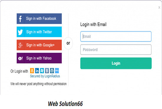 I will connect or fix your website login with facebook and twitter