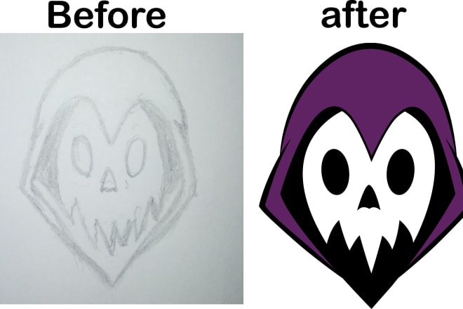 I will convert any drawing or logo to vector