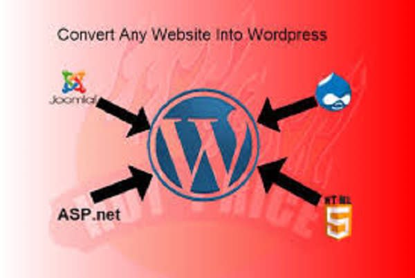 I will convert clone joomla html drupal or wix website in wordpress