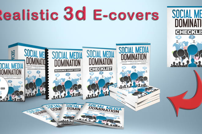 I will convert your 2d covers into 3d digital ecovers, product bundle mockup