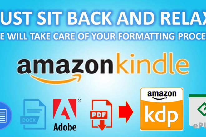 I will convert your manuscripts to publishable kindle ebooks