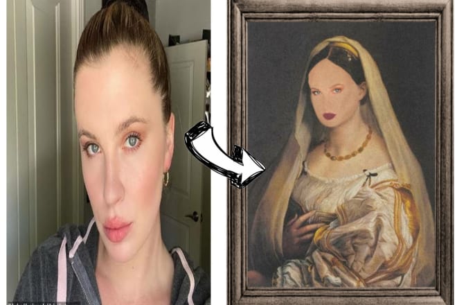 I will convert your photo into renaissance portrait