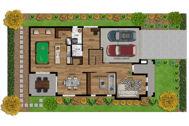 I will creat 2d and 3d floorplan floor for you
