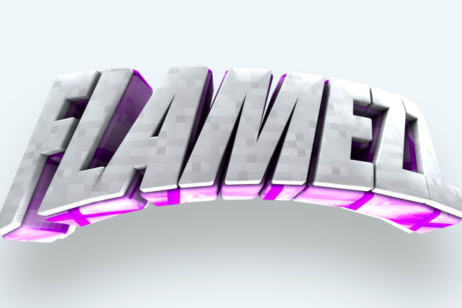 I will create a custom 3d text