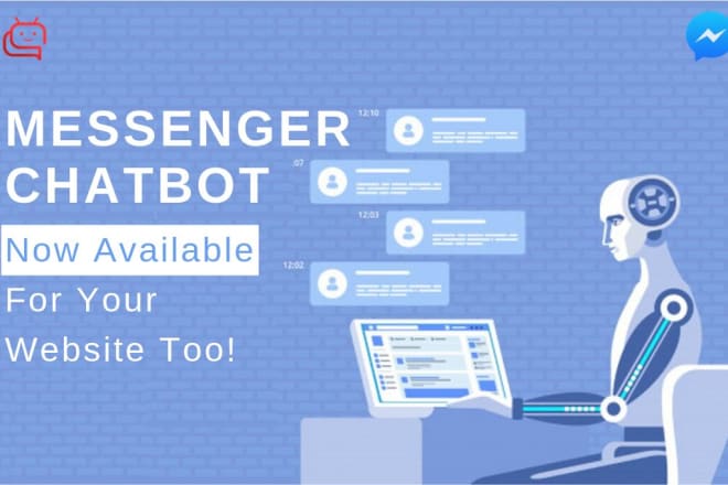I will create a facebook messenger chatbot in manychat,chatbot website
