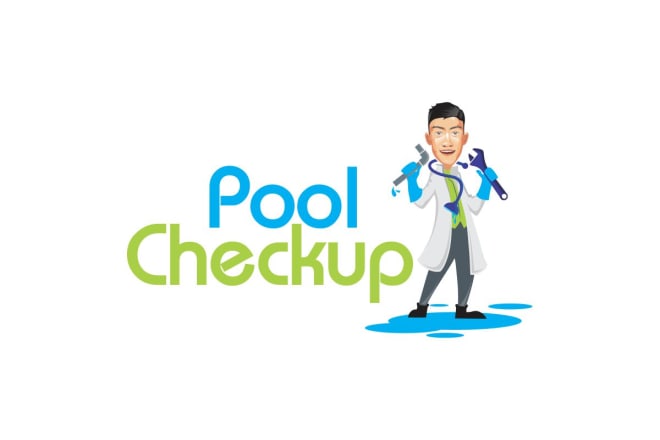 I will create a high regulation and original pool service logo with unlimited revision