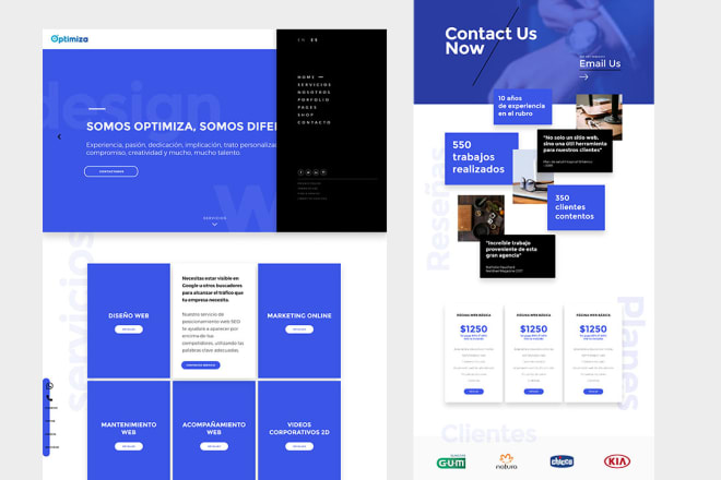 I will create a ui ux website design