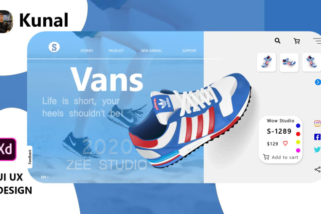 I will create an attractive UI UX design for mobile app and website