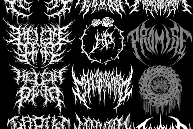 I will create awesome design death metal or brutal slam