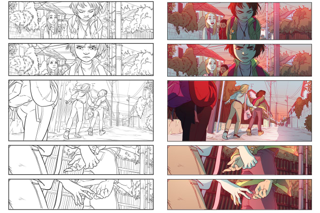 I will create comic book and custom illustration