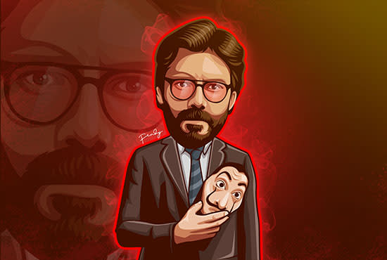 I will create custom cartoon caricatures from your photos
