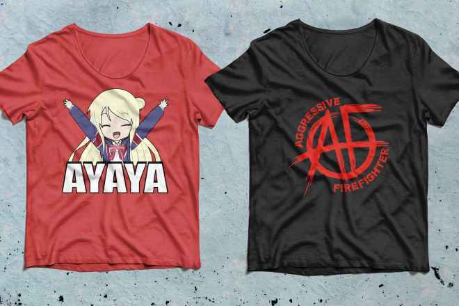 I will create custom t shirts design