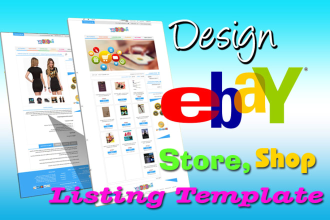 I will create ebay store, ebay shop, ebay template