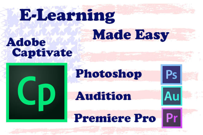 I will create elearning in adobe captivate or articulate 360