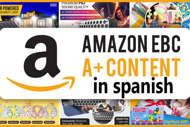 I will create high quality amazon ebc a plus enhance brand content in spanish
