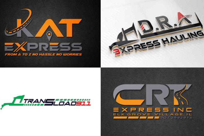 I will create luxury transport and logistics logo