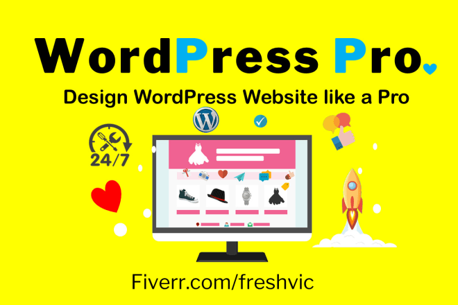 I will create or design a responsive modern wordpress website