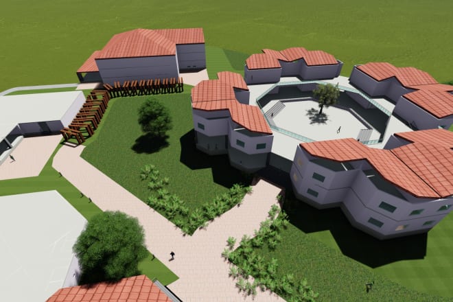 I will create revit architecture bim 3d model and rendering
