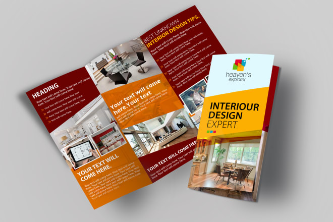 I will create the best bifold and trifold brochure design