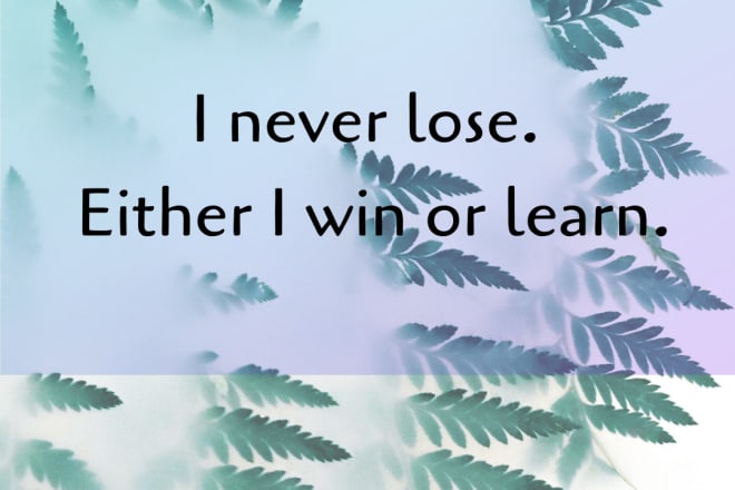 I will create the best motivational quotes with your logo