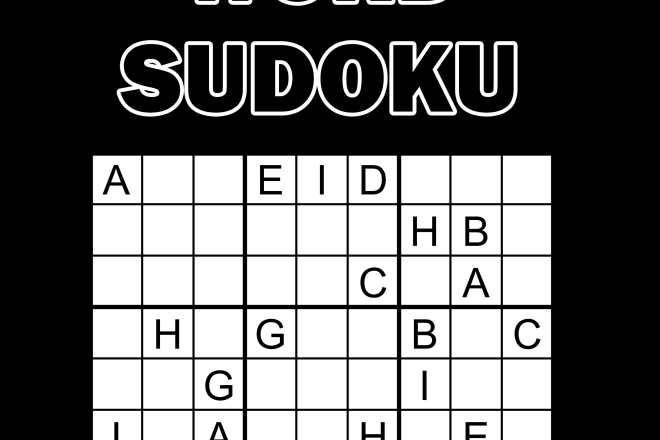 I will create word sudoku puzzles, book interior and cover for amazon kdp publishing