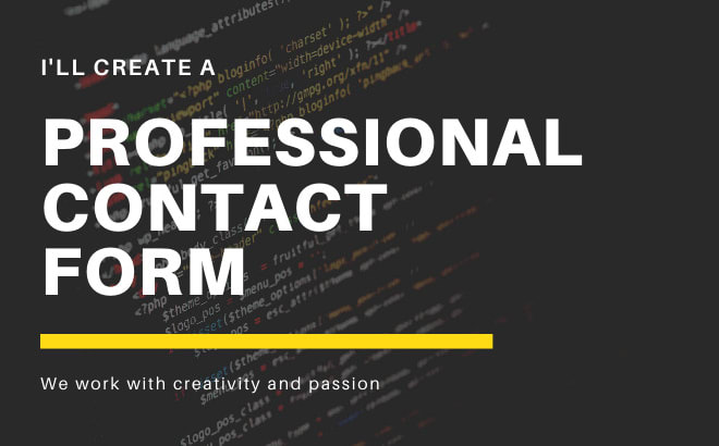 I will create wordpress email contact form