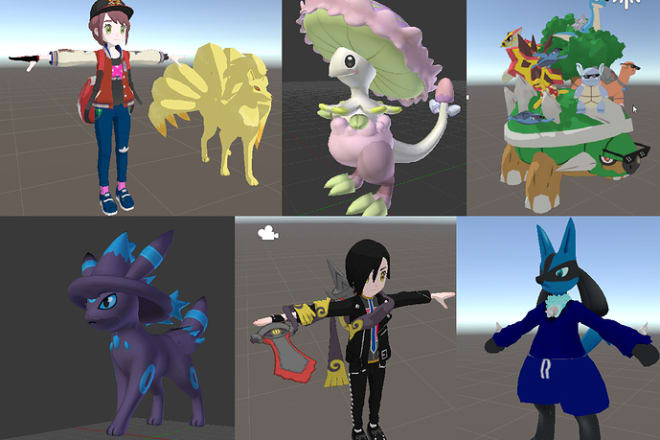 I will create your 3d pokemon avatar