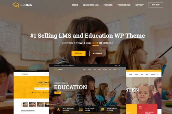 I will create your educational website