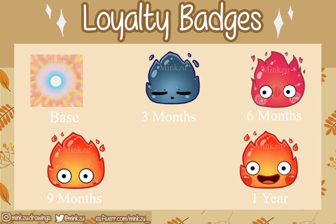 I will create your loyalty badges for you