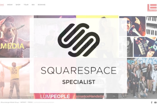 I will customize or design professional squarespace website