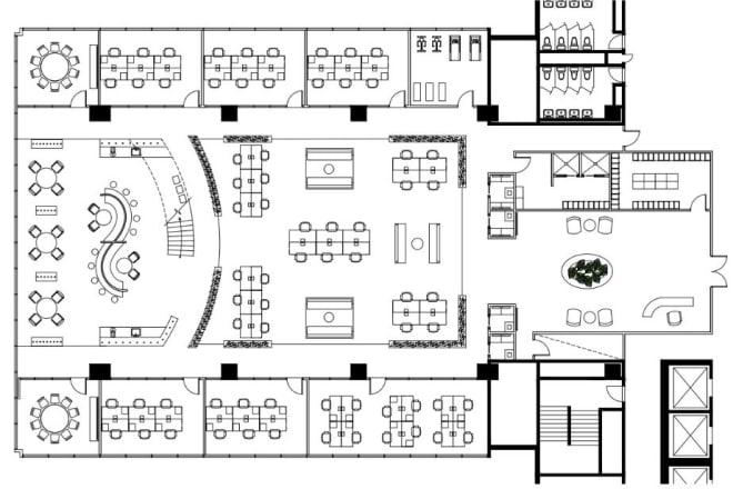 I will design 2d floor plan in autocad and render it as well