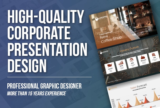 I will design a corporate business presentation