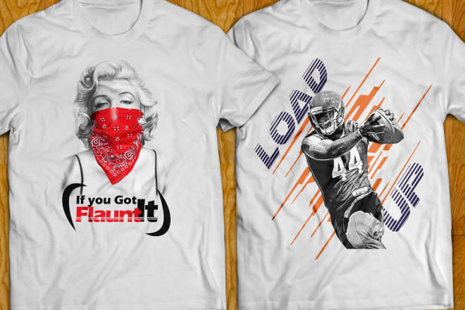 I will design a creative and trendy t shirt